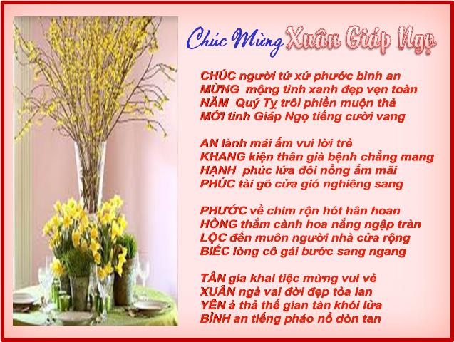 Chuc mung Xuan Giap Ngo TRAM VAN